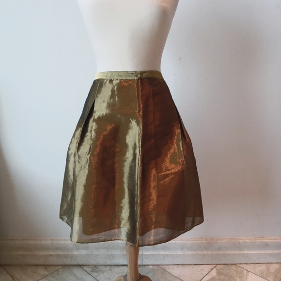 New Metallic Skirt..Ralph Lauren, Size 16